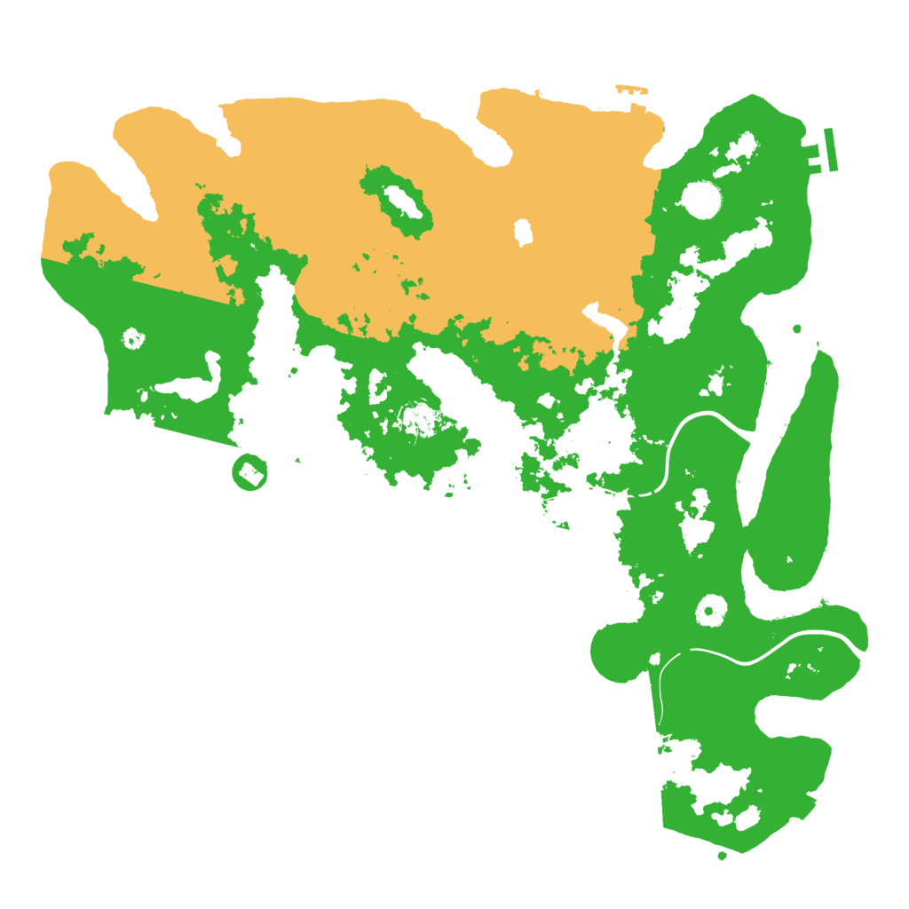Biome Rust Map: Procedural Map, Size: 4250, Seed: 563650217