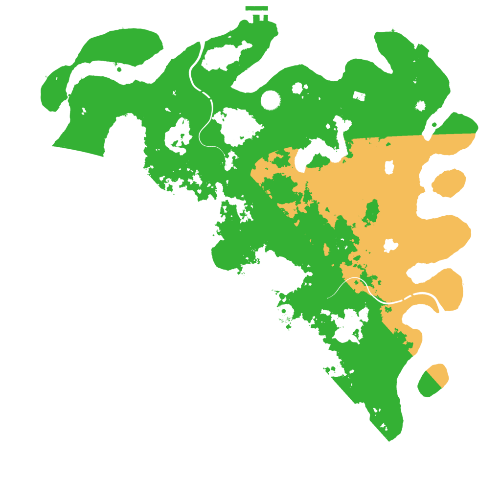Biome Rust Map: Procedural Map, Size: 4500, Seed: 1336982018
