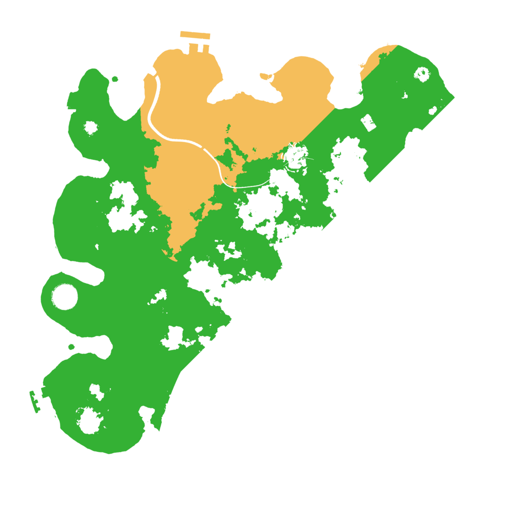Biome Rust Map: Procedural Map, Size: 3500, Seed: 1690447010