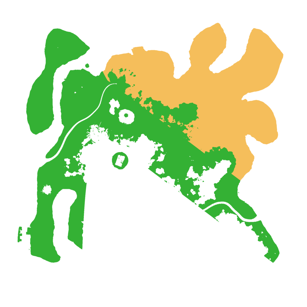 Biome Rust Map: Procedural Map, Size: 3000, Seed: 56734567