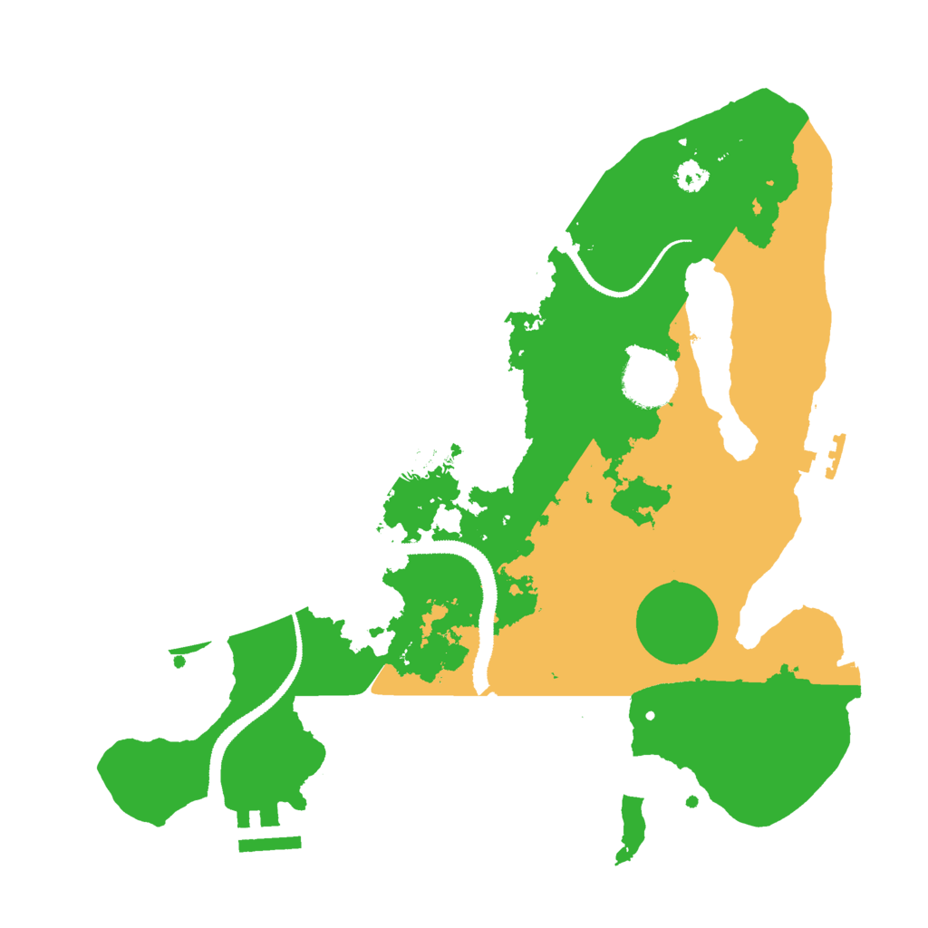 Biome Rust Map: Procedural Map, Size: 3000, Seed: 1426011934