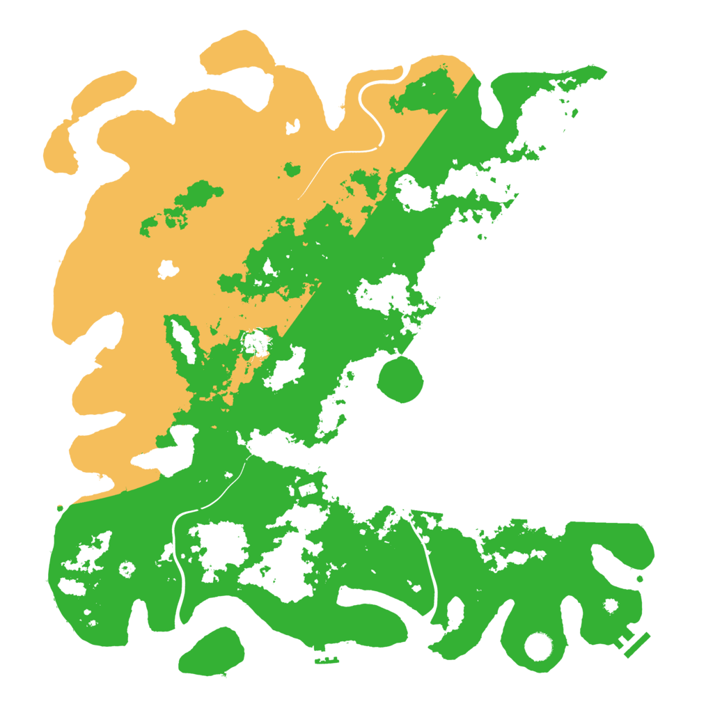 Biome Rust Map: Procedural Map, Size: 4500, Seed: 535390421