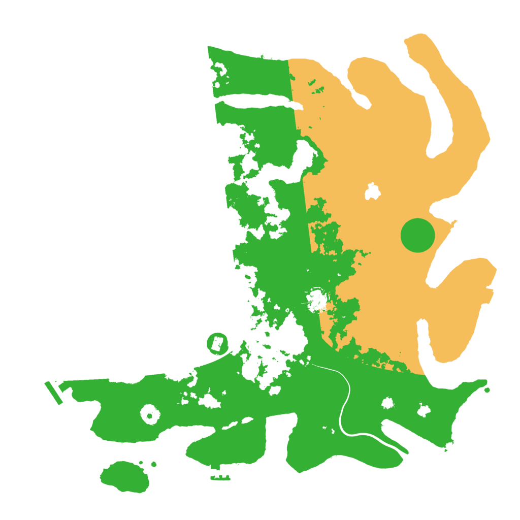 Biome Rust Map: Procedural Map, Size: 4000, Seed: 7654321