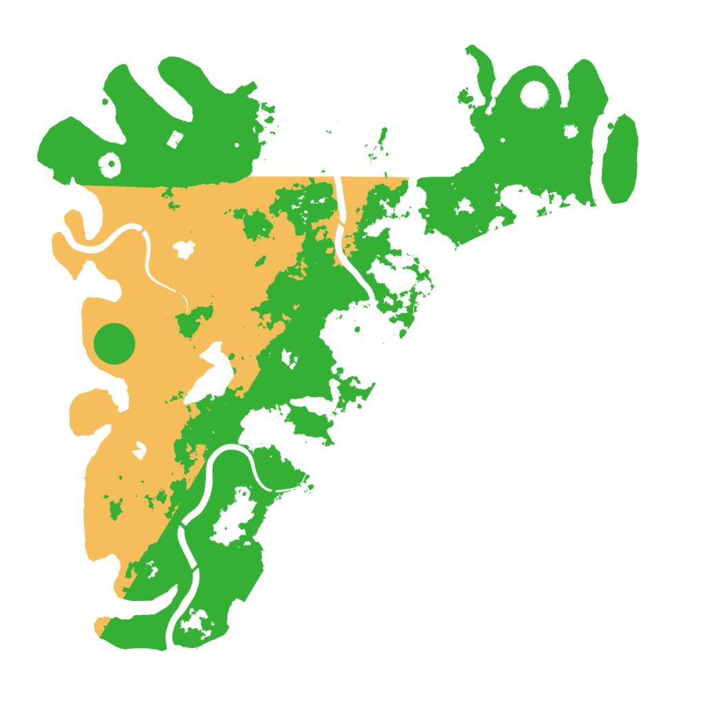 Biome Rust Map: Procedural Map, Size: 4500, Seed: 458248445