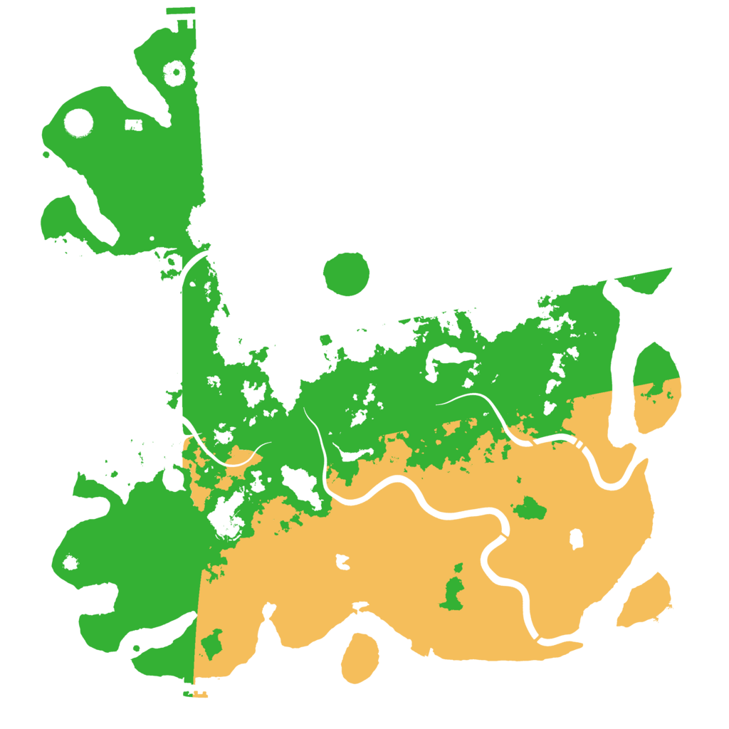Biome Rust Map: Procedural Map, Size: 4500, Seed: 94859334