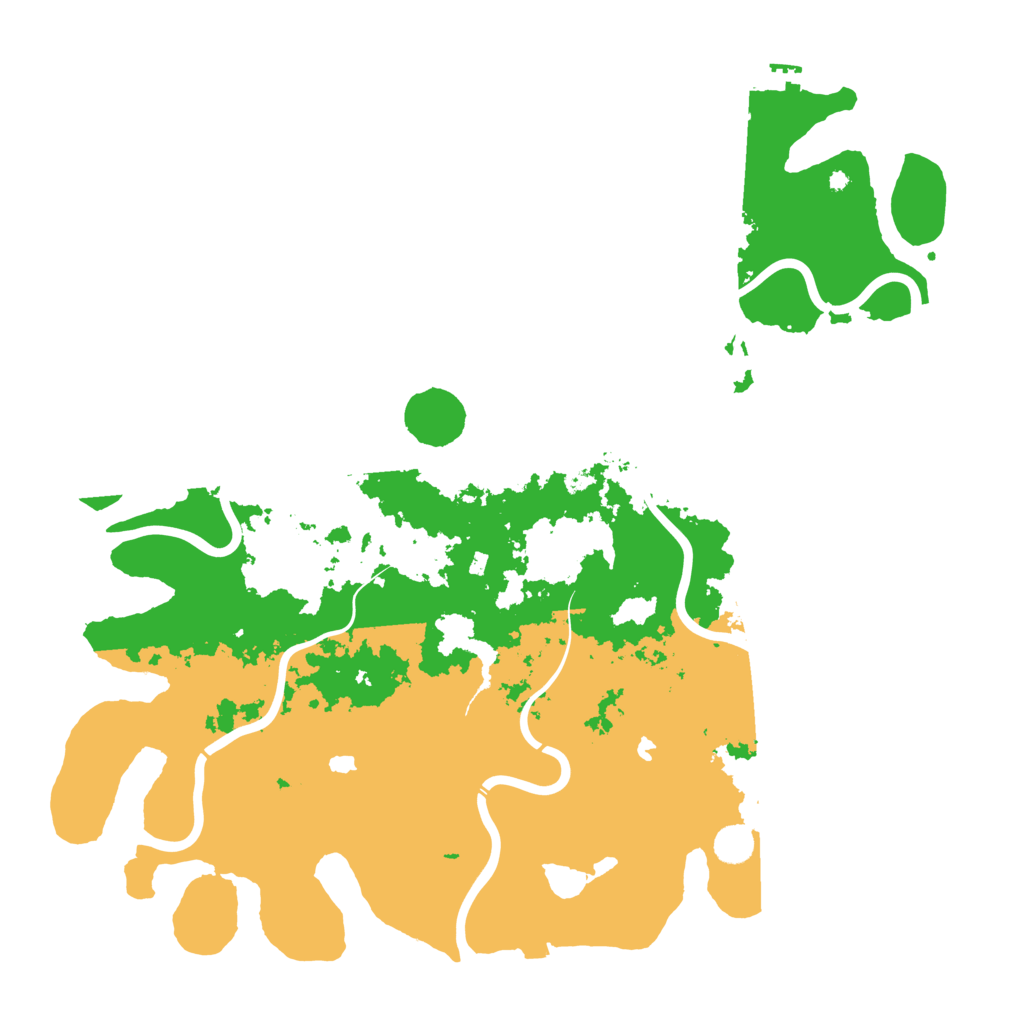 Biome Rust Map: Procedural Map, Size: 4800, Seed: 301907967