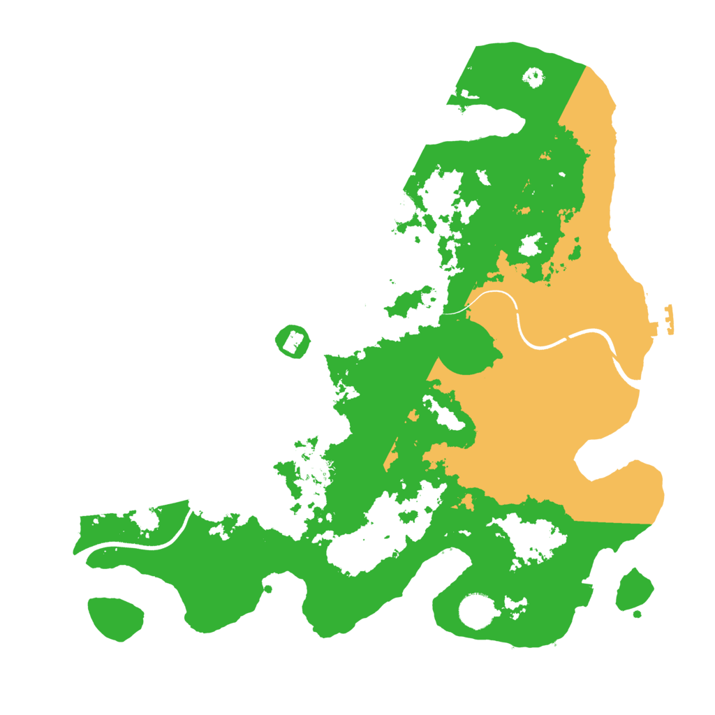 Biome Rust Map: Procedural Map, Size: 3600, Seed: 1269677932