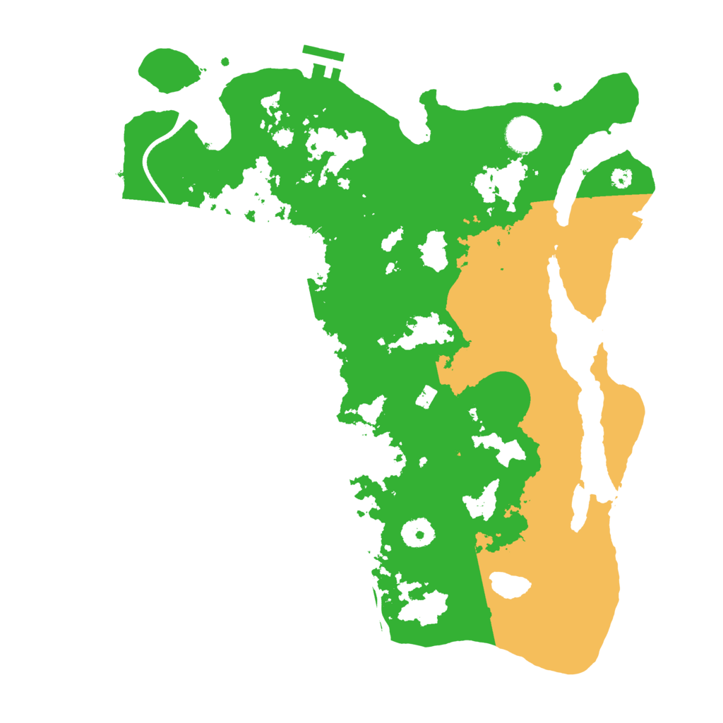 Biome Rust Map: Procedural Map, Size: 3500, Seed: 861950449