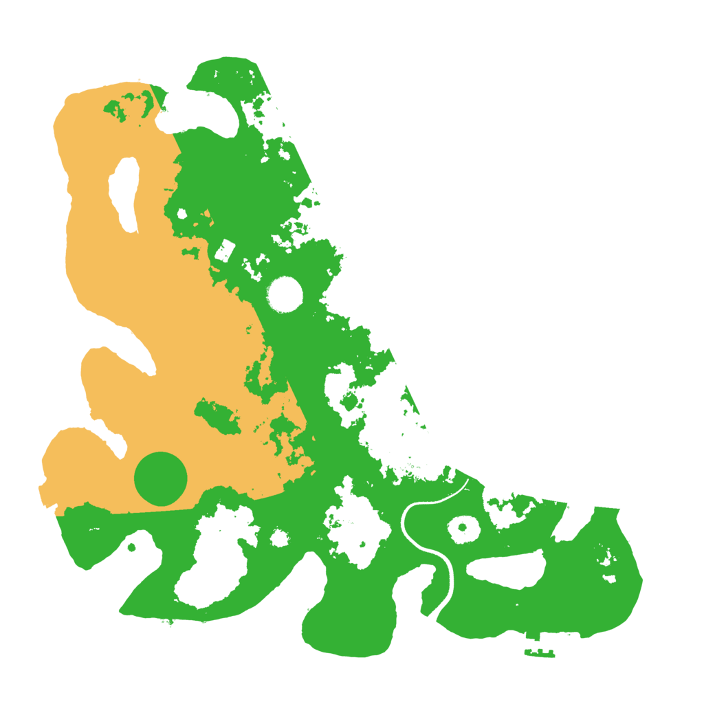 Biome Rust Map: Procedural Map, Size: 3500, Seed: 1462171350