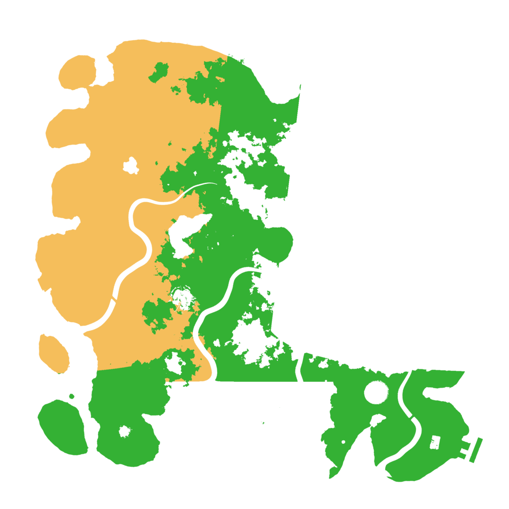 Biome Rust Map: Procedural Map, Size: 4000, Seed: 421948