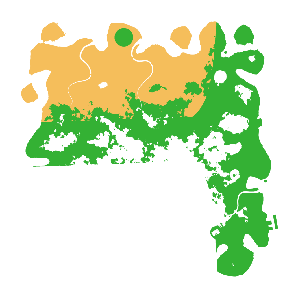 Biome Rust Map: Procedural Map, Size: 4250, Seed: 2005076503