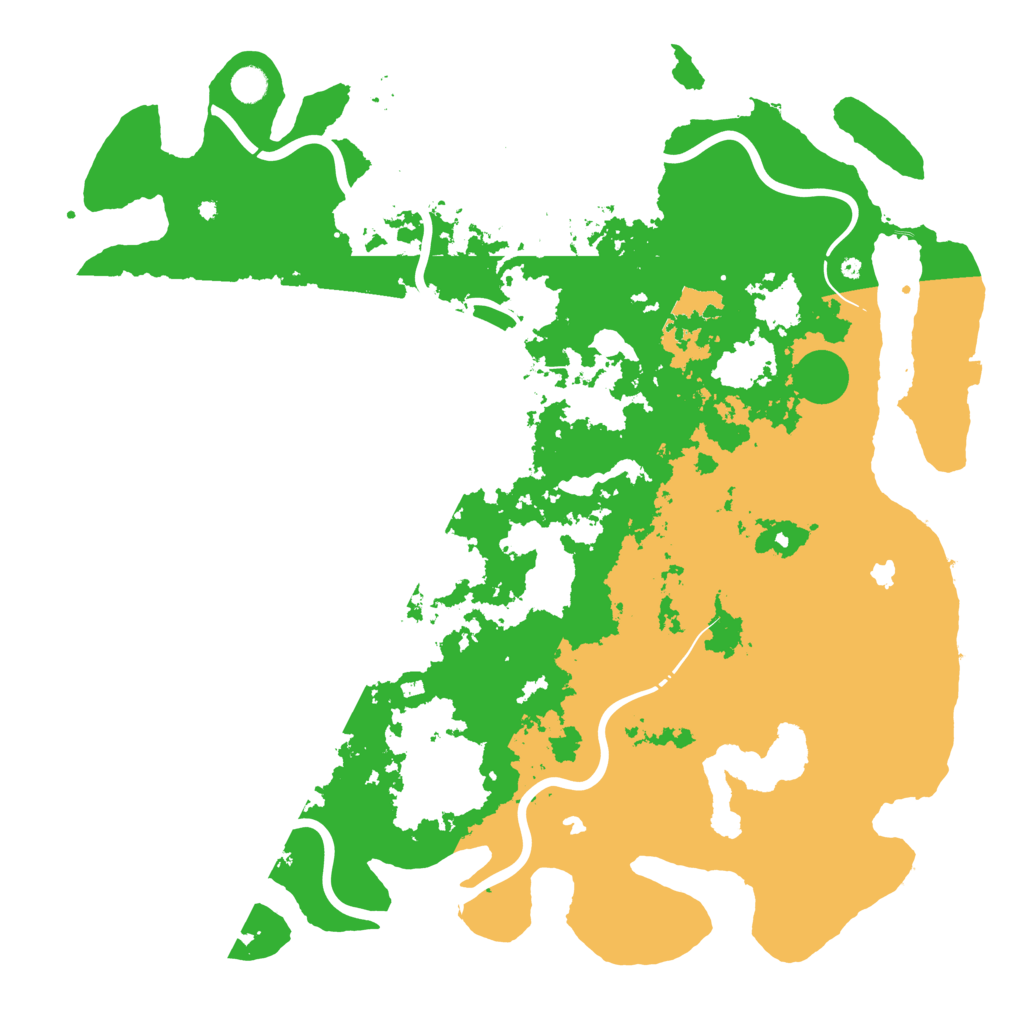 Biome Rust Map: Procedural Map, Size: 5000, Seed: 1778009886
