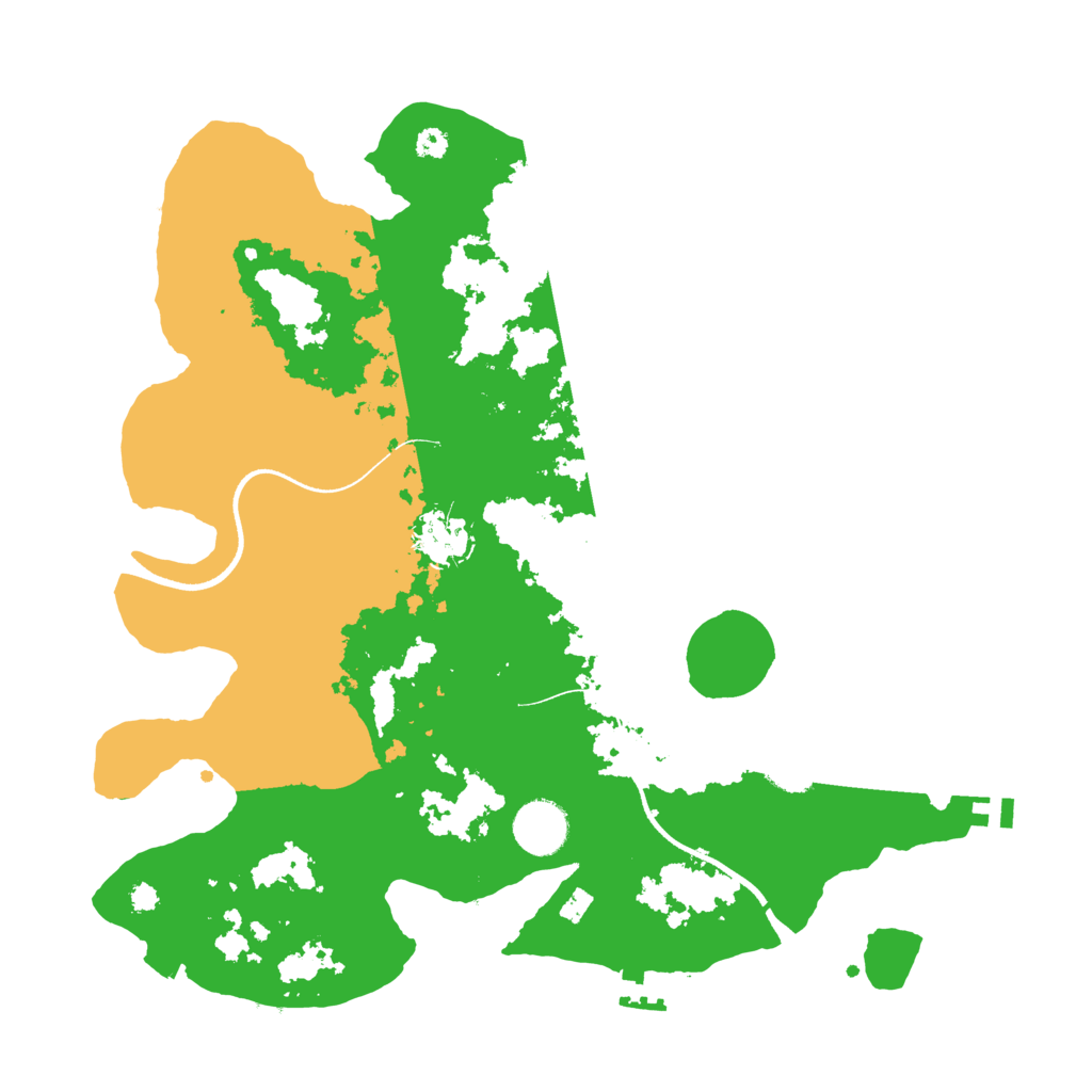 Biome Rust Map: Procedural Map, Size: 3500, Seed: 1613298952