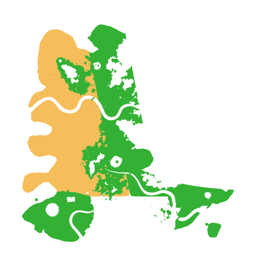 Biome Rust Map: Procedural Map, Size: 3500, Seed: 1613298952