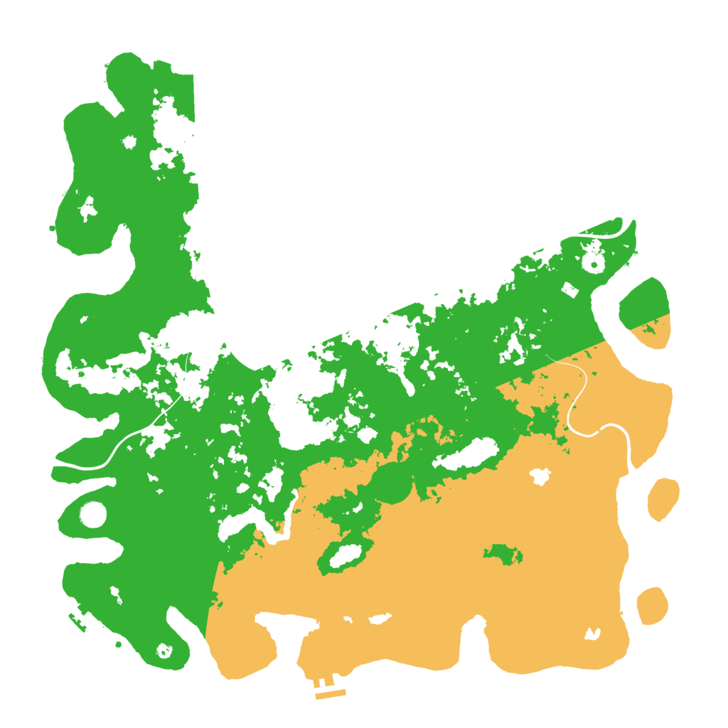 Biome Rust Map: Procedural Map, Size: 4800, Seed: 2059087274