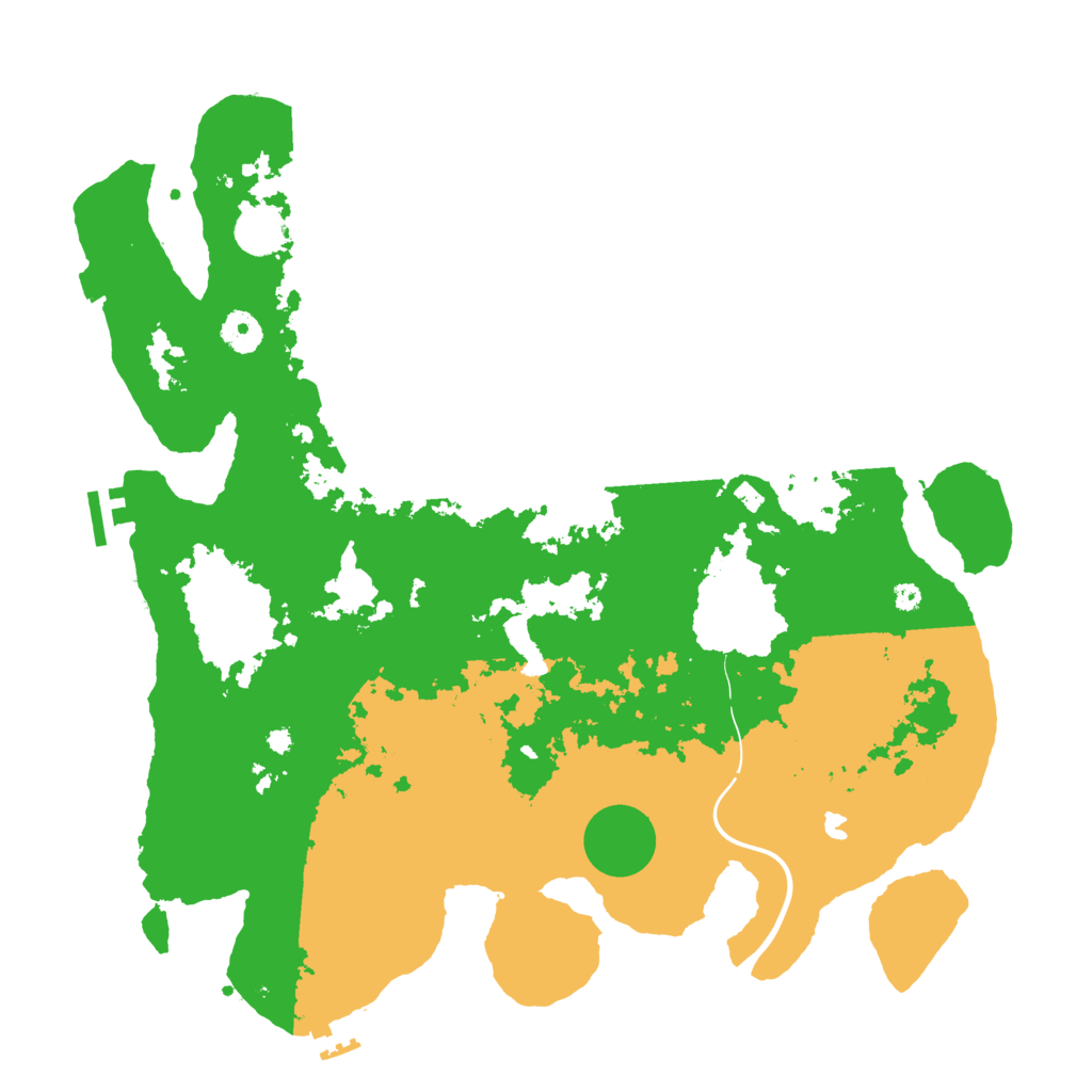 Biome Rust Map: Procedural Map, Size: 4000, Seed: 500123