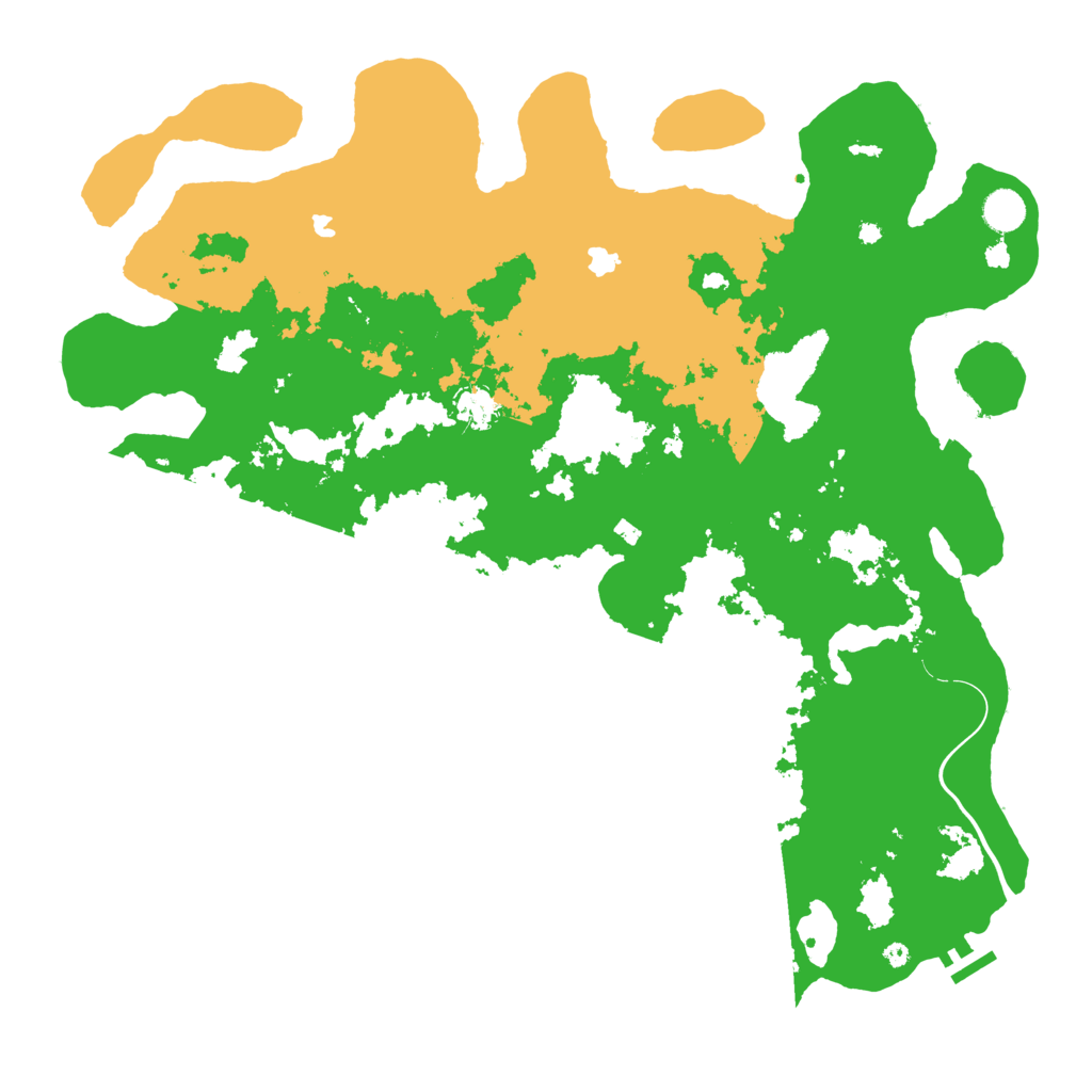 Biome Rust Map: Procedural Map, Size: 4500, Seed: 126758562