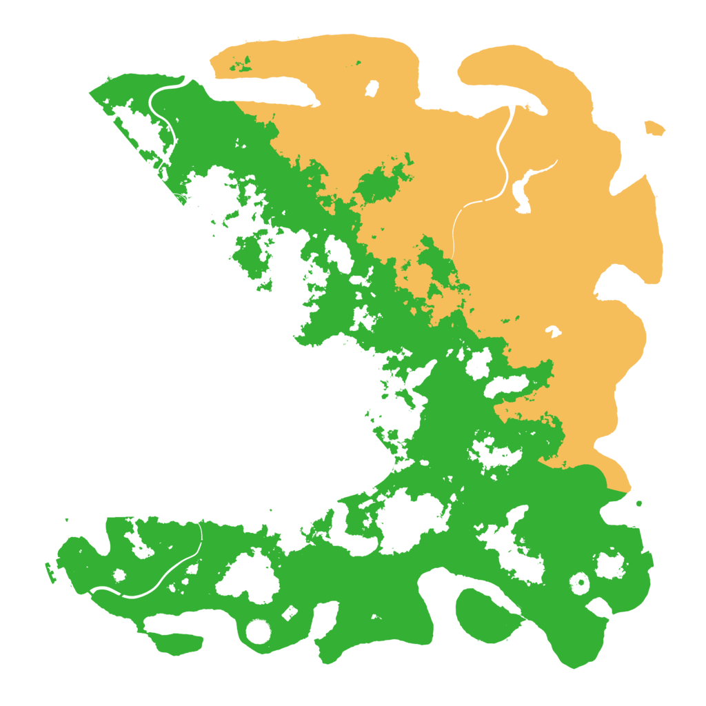 Biome Rust Map: Procedural Map, Size: 5000, Seed: 84556515