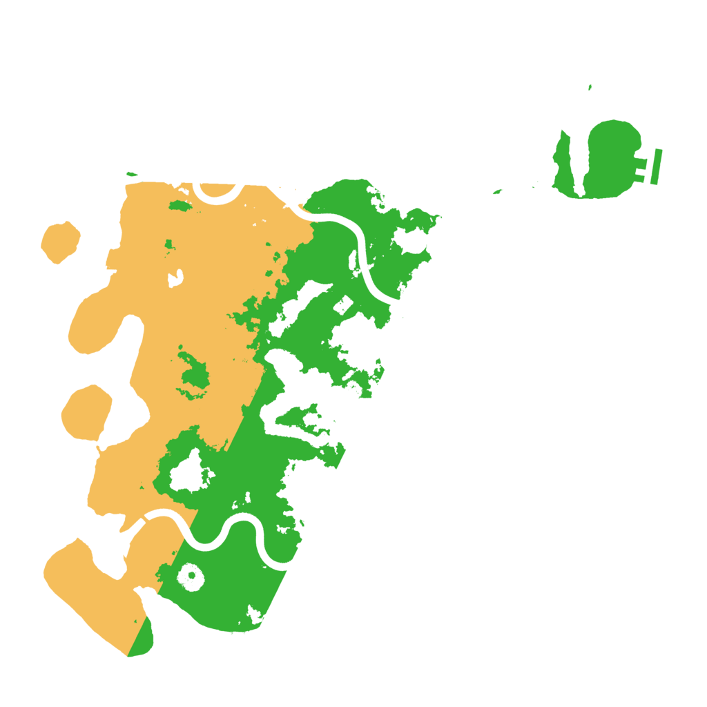 Biome Rust Map: Procedural Map, Size: 4000, Seed: 19890309