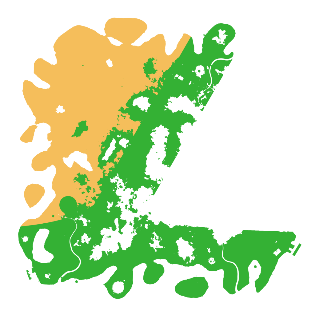 Biome Rust Map: Procedural Map, Size: 4750, Seed: 541941190