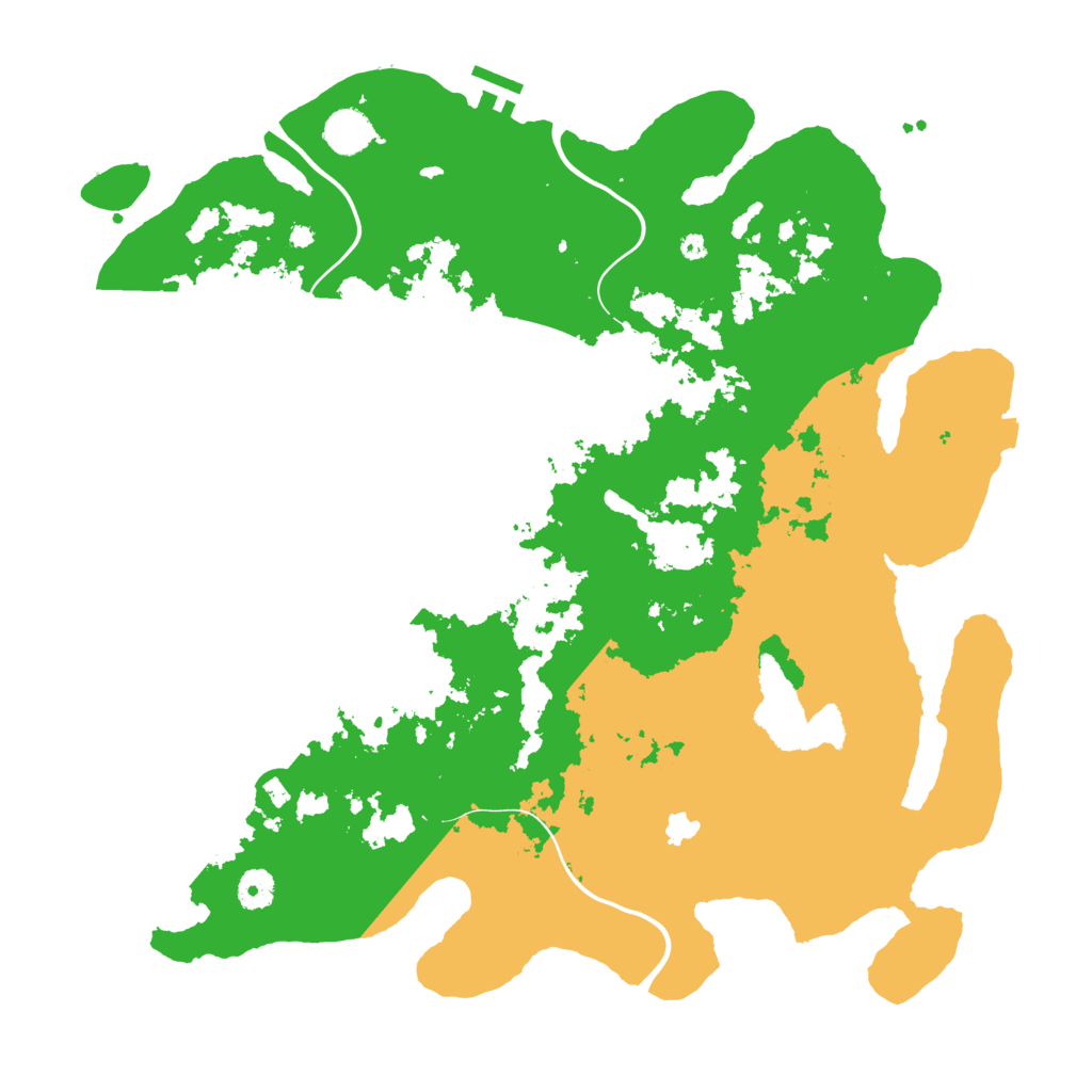 Biome Rust Map: Procedural Map, Size: 4200, Seed: 813004659