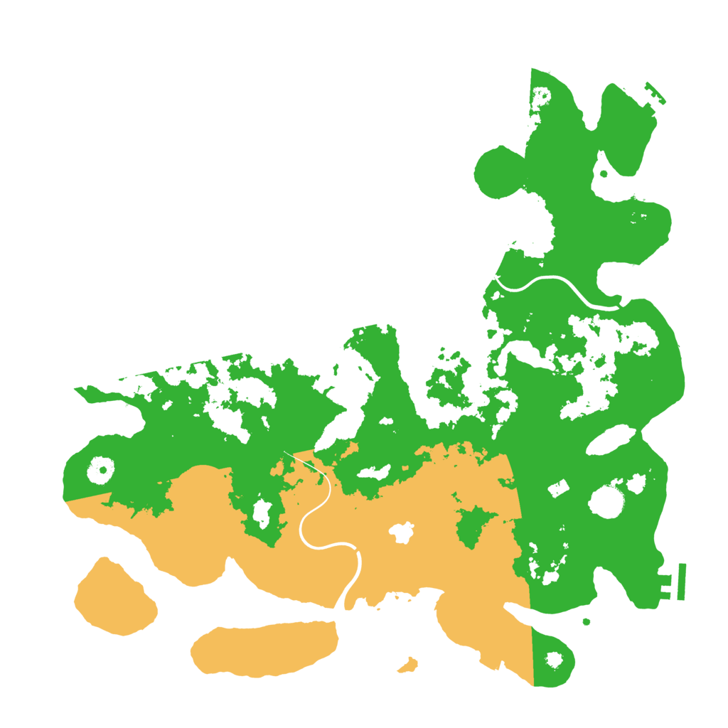 Biome Rust Map: Procedural Map, Size: 4000, Seed: 302345488