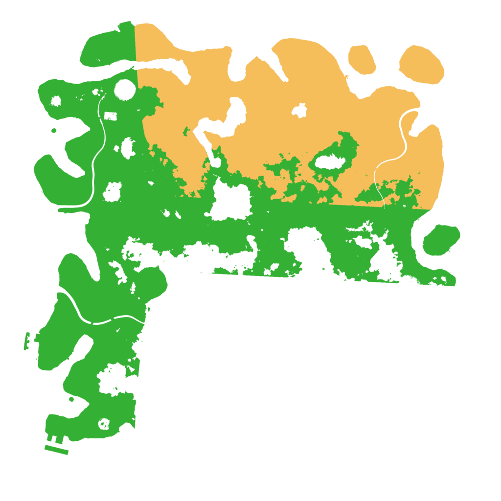 Biome Rust Map: Procedural Map, Size: 4250, Seed: 157295753