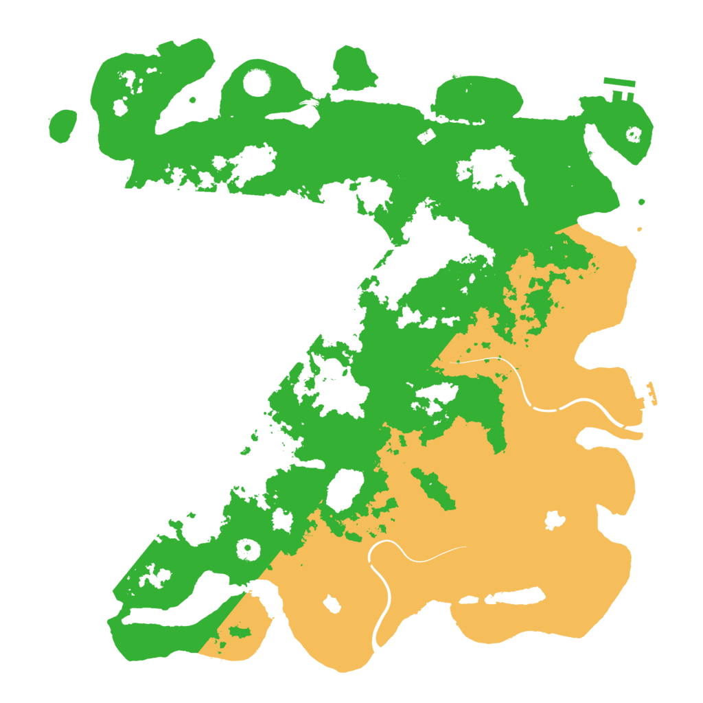 Biome Rust Map: Procedural Map, Size: 4500, Seed: 479761853