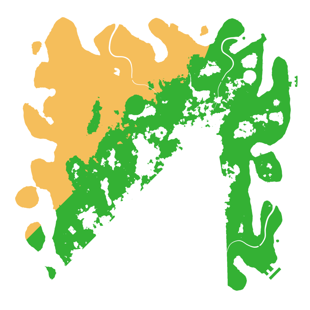 Biome Rust Map: Procedural Map, Size: 4250, Seed: 1706307160