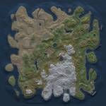 Thumbnail Rust Map: Procedural Map, Size: 4250, Seed: 1706307160, 15 Monuments