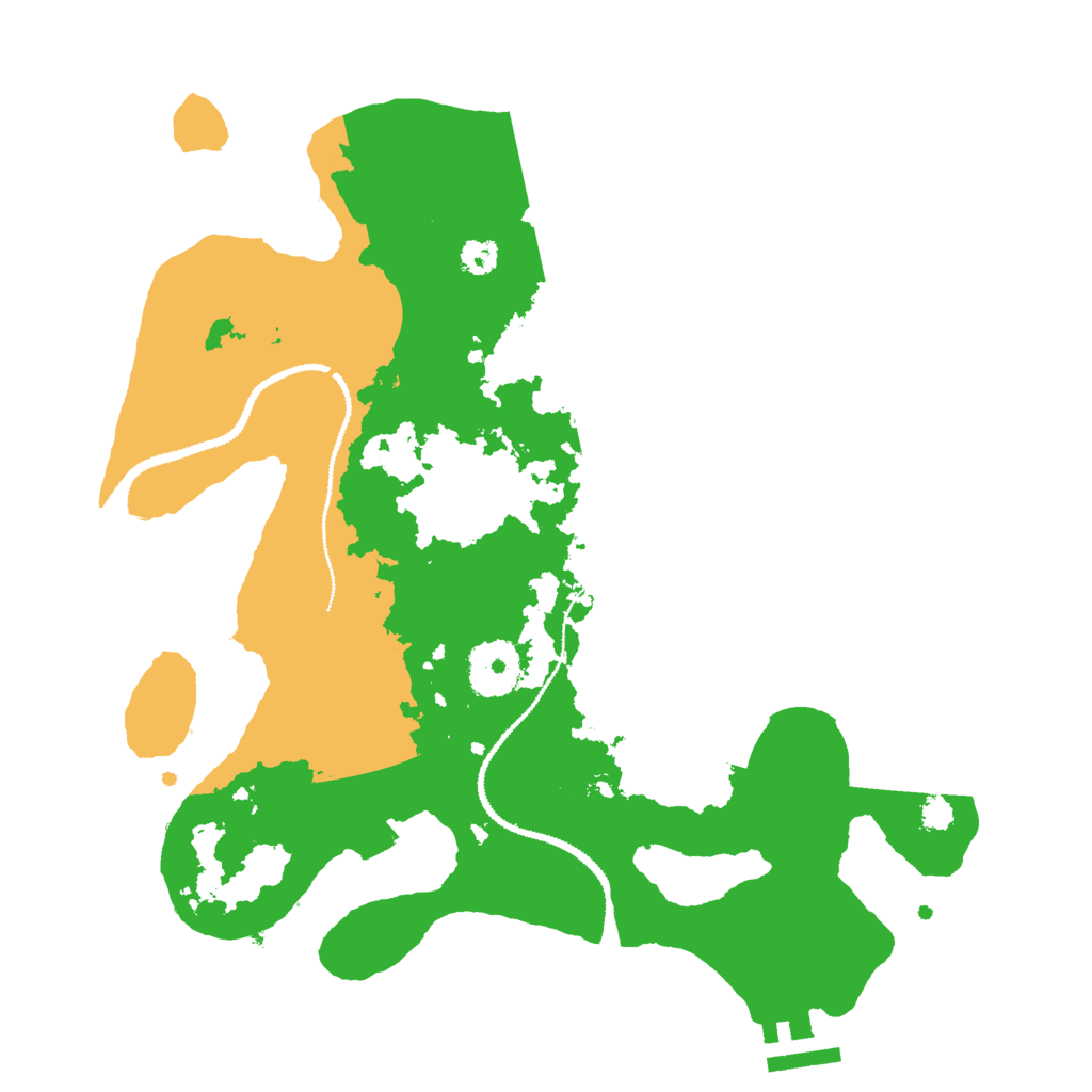 Biome Rust Map: Procedural Map, Size: 3000, Seed: 1328719531
