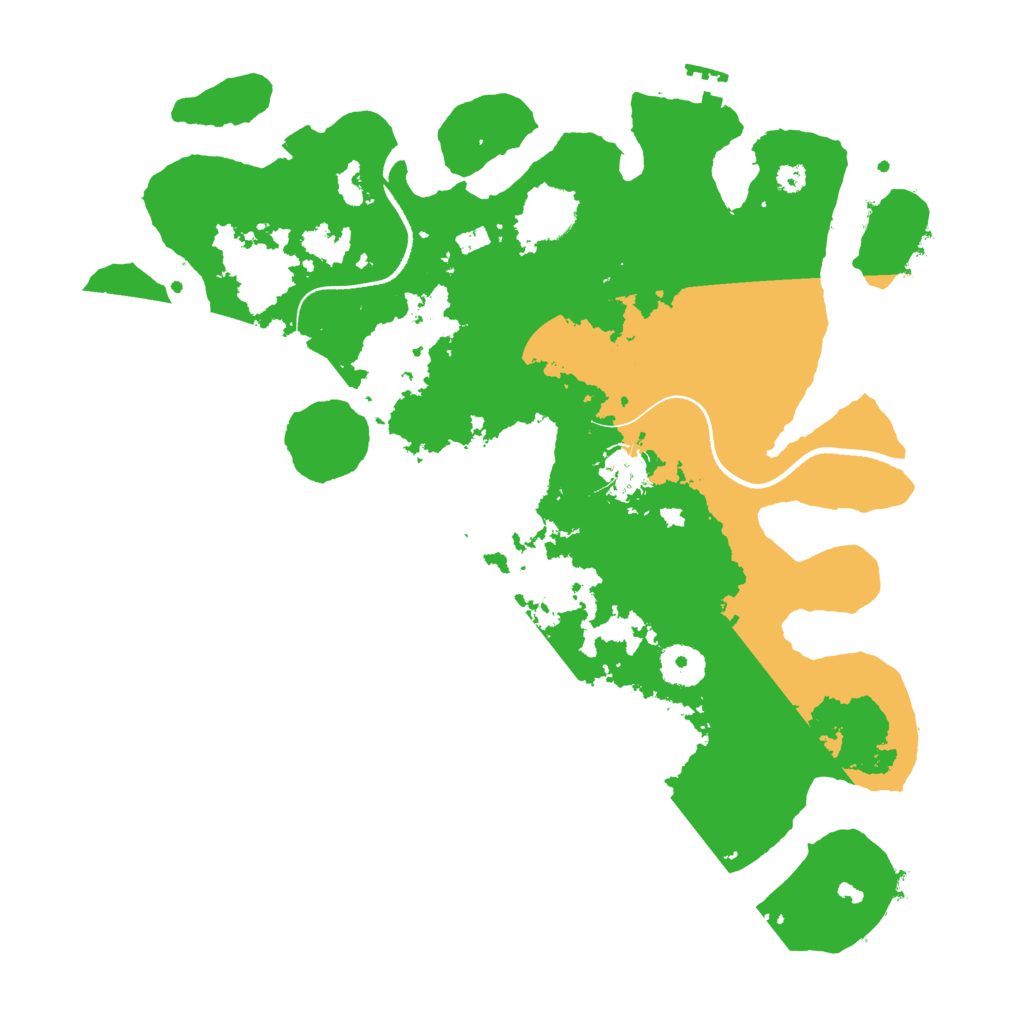 Biome Rust Map: Procedural Map, Size: 3500, Seed: 1428232800