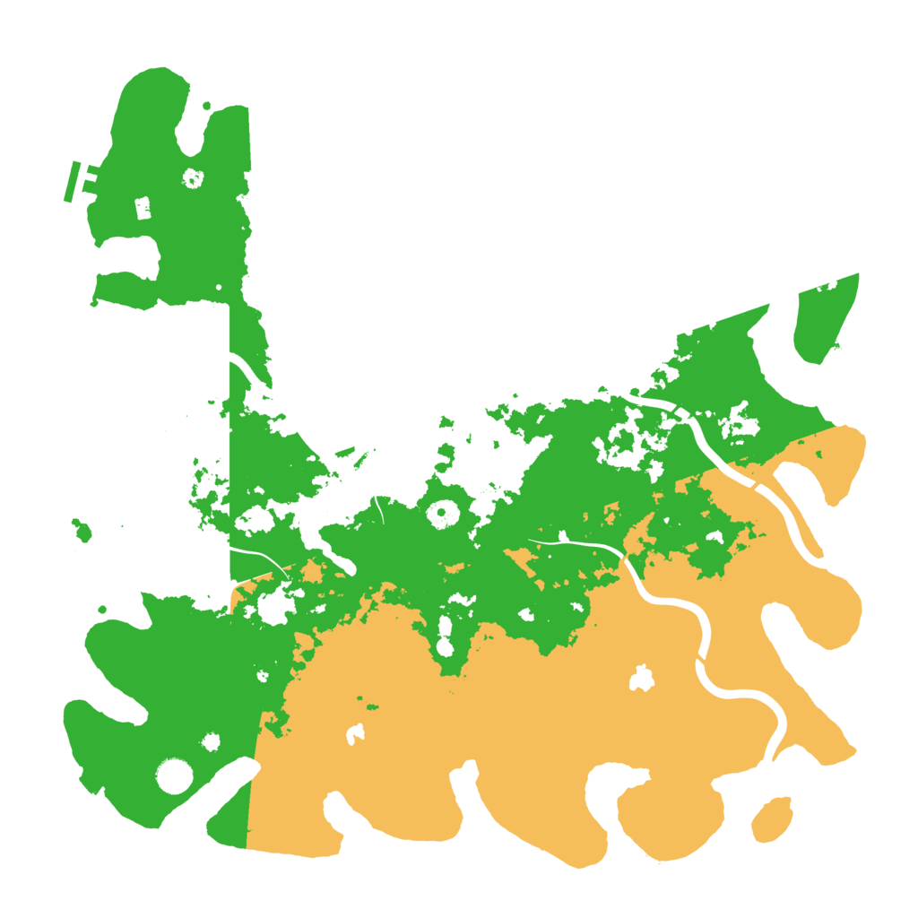 Biome Rust Map: Procedural Map, Size: 4500, Seed: 890690272