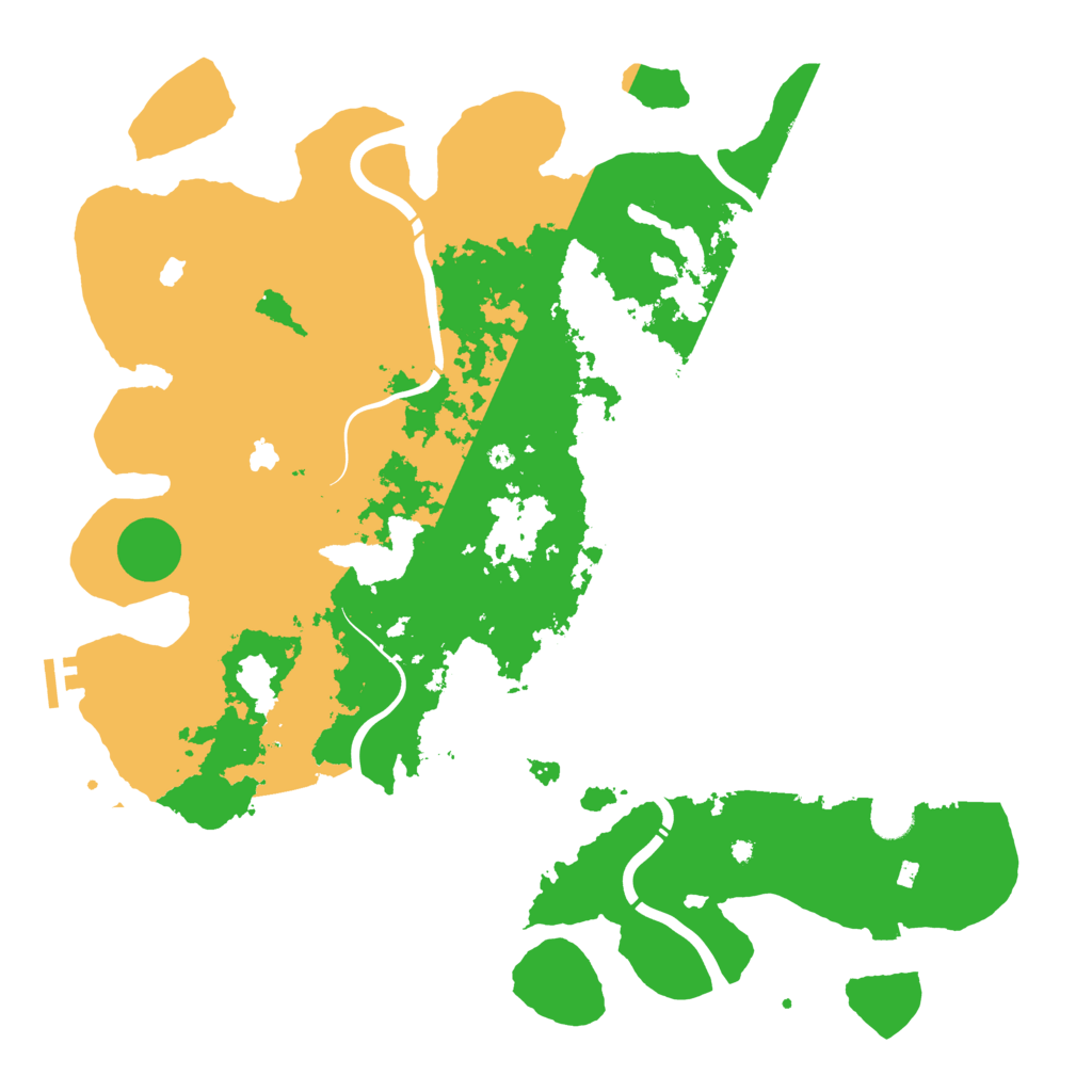 Biome Rust Map: Procedural Map, Size: 4500, Seed: 918580275