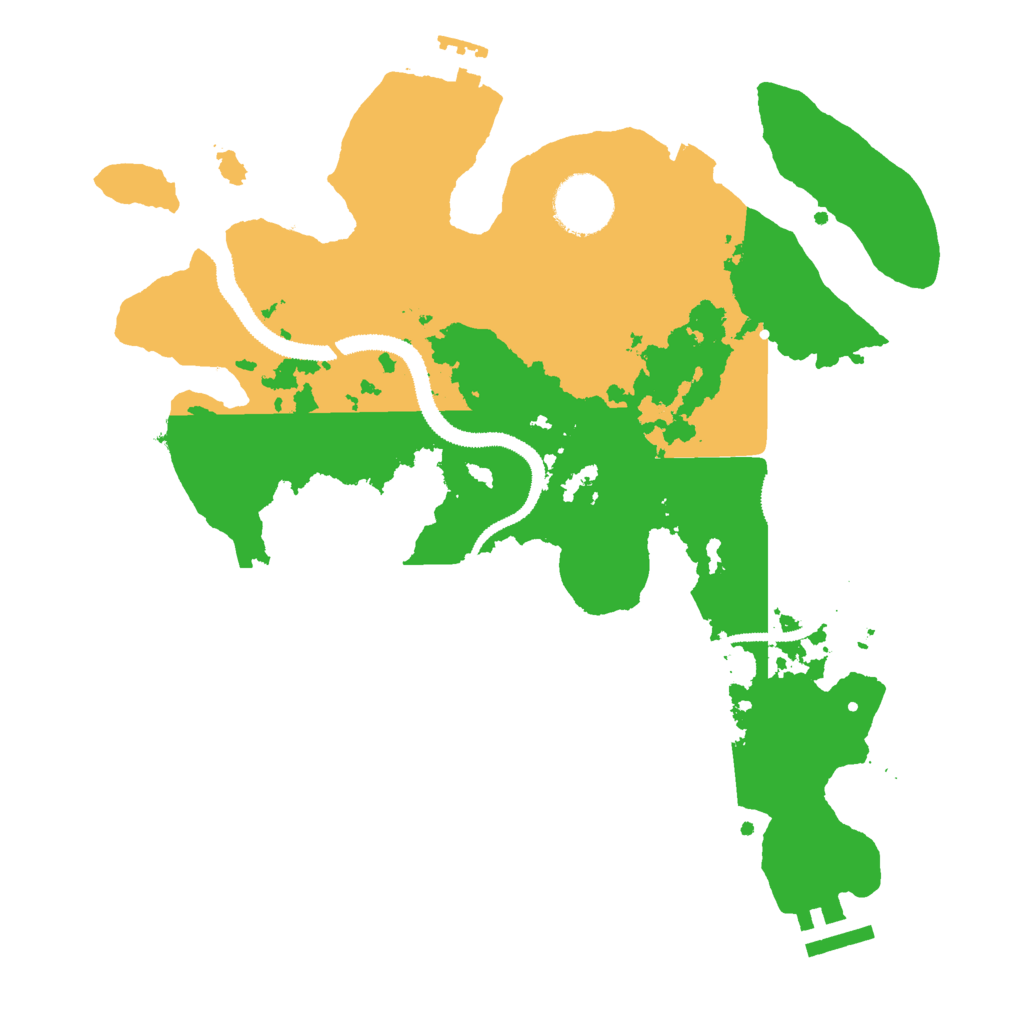 Biome Rust Map: Procedural Map, Size: 3000, Seed: 1710284867