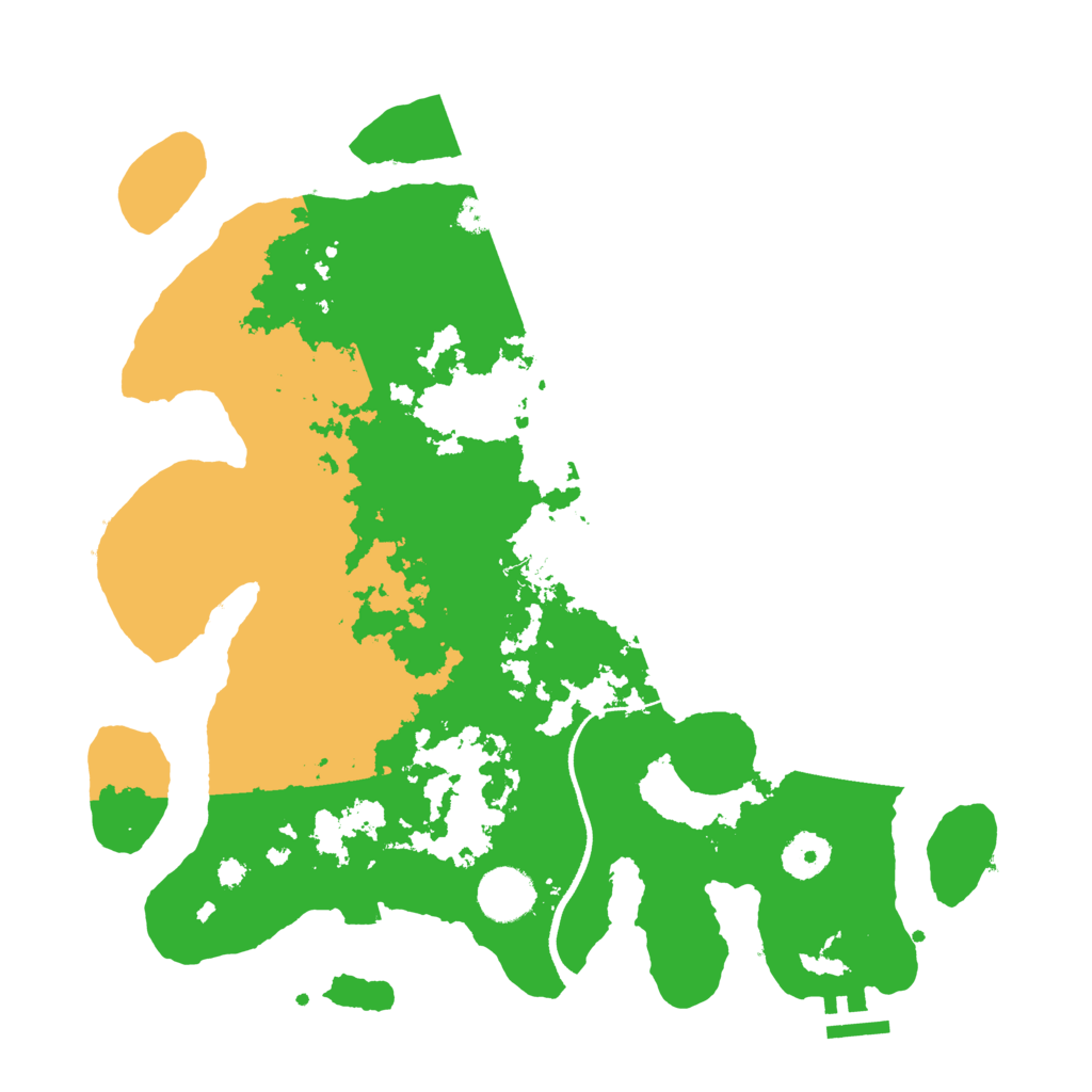 Biome Rust Map: Procedural Map, Size: 3500, Seed: 588490753