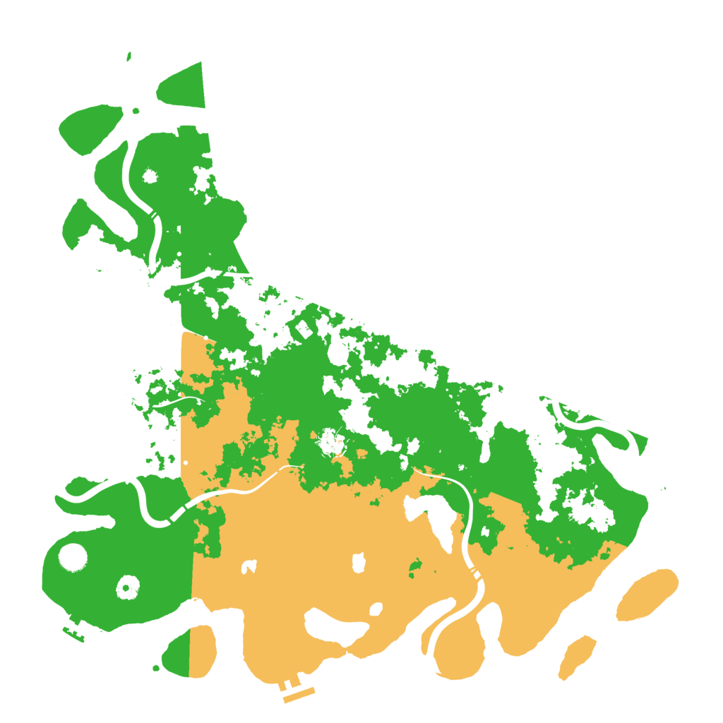 Biome Rust Map: Procedural Map, Size: 4500, Seed: 1577602979