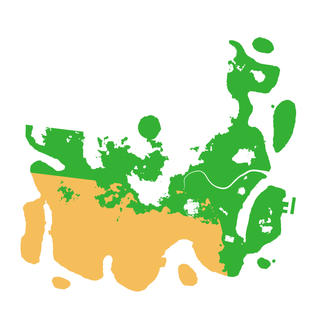 Biome Rust Map: Procedural Map, Size: 3750, Seed: 1395818976