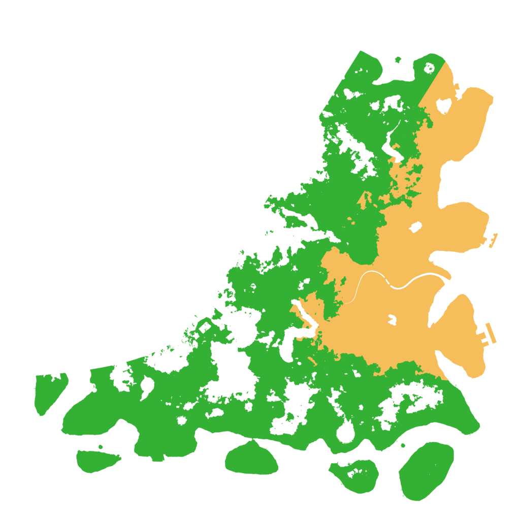 Biome Rust Map: Procedural Map, Size: 5000, Seed: 648260