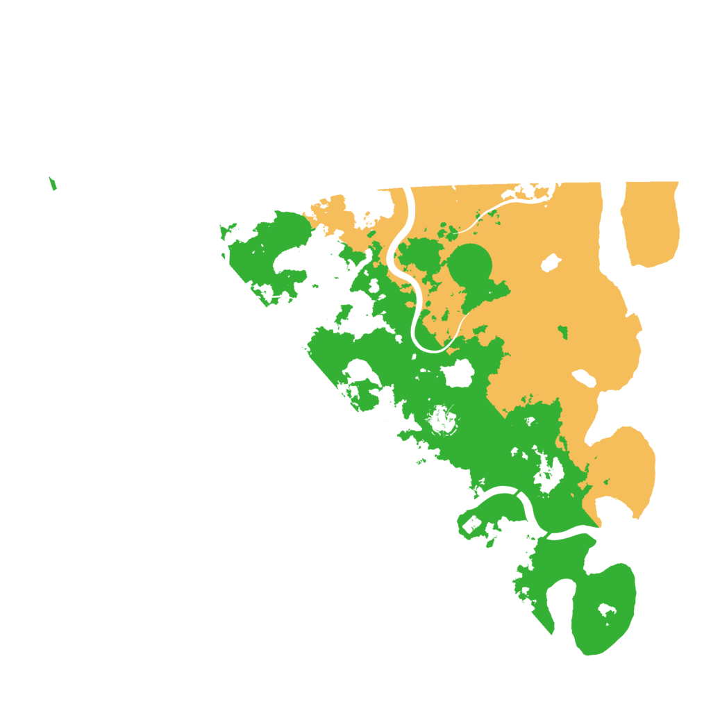 Biome Rust Map: Procedural Map, Size: 4300, Seed: 455075