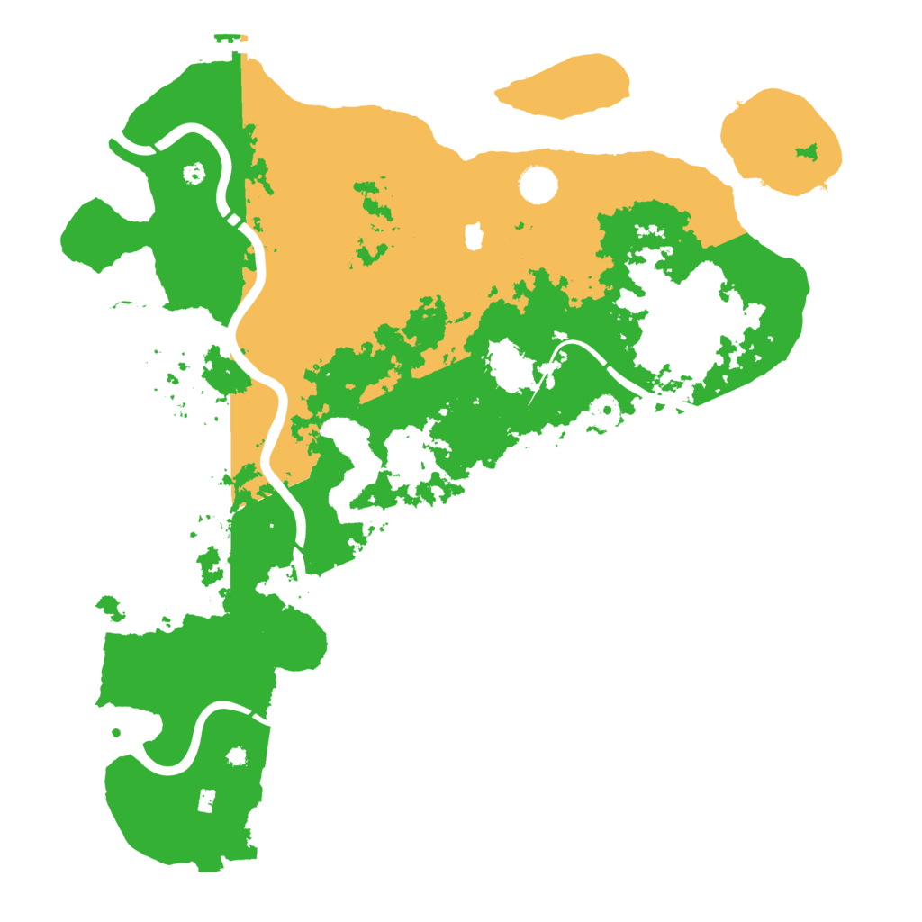 Biome Rust Map: Procedural Map, Size: 4250, Seed: 583234116