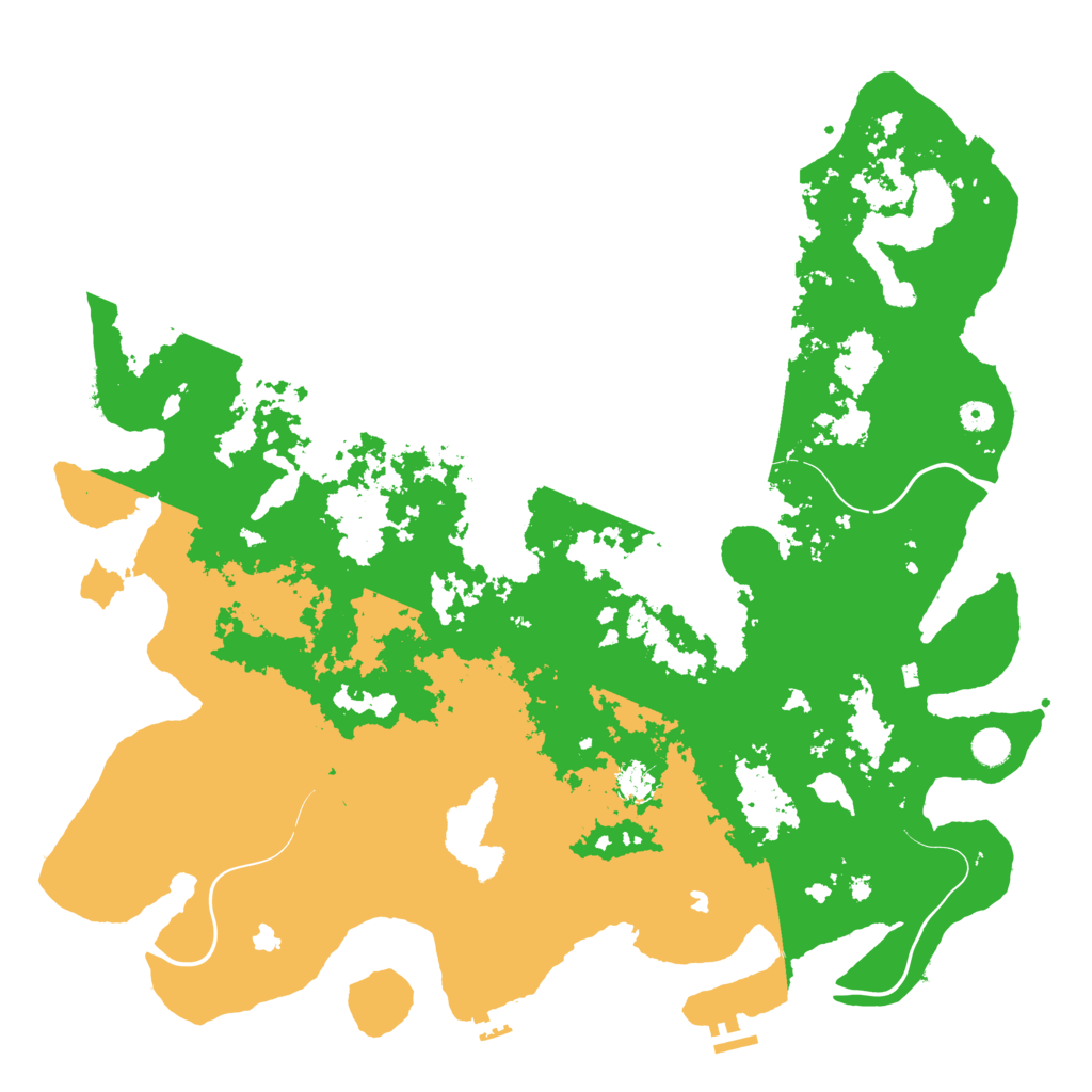 Biome Rust Map: Procedural Map, Size: 5000, Seed: 321499896