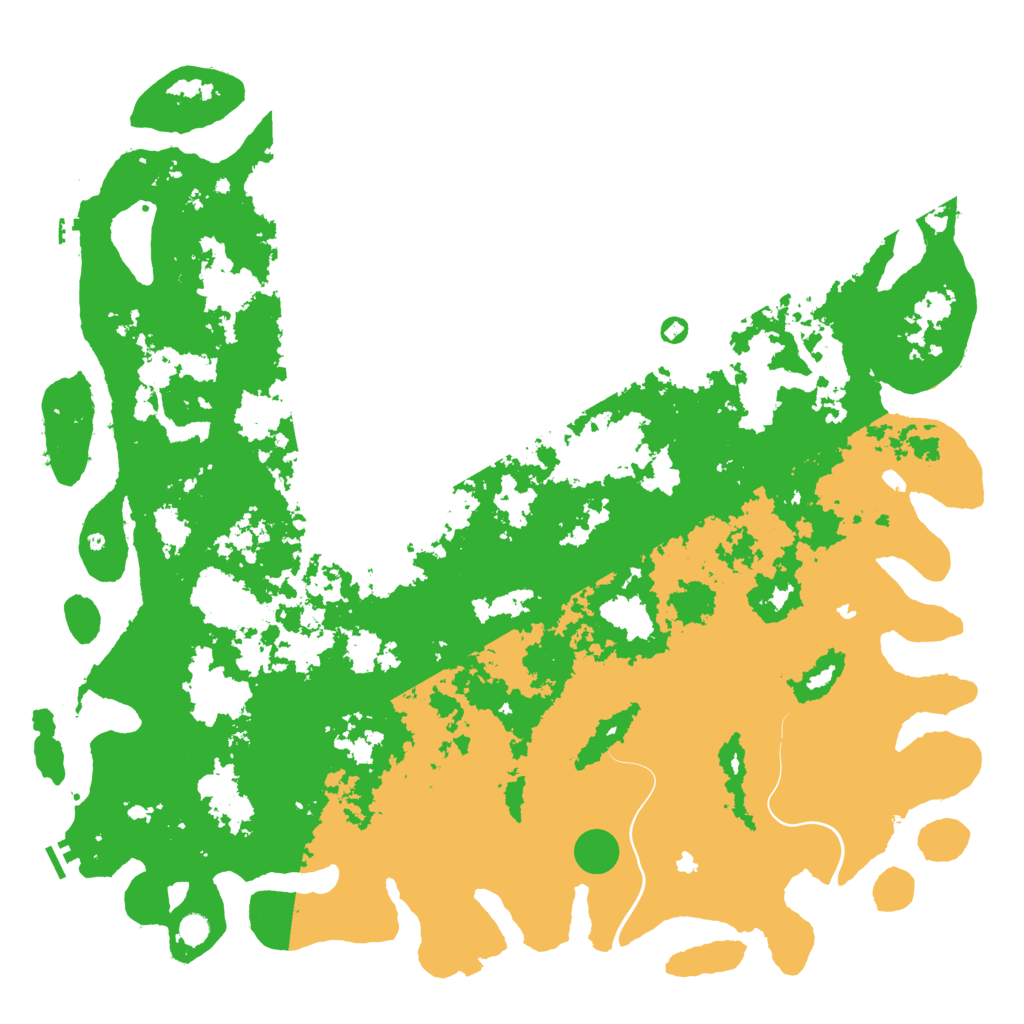 Biome Rust Map: Procedural Map, Size: 6000, Seed: 465478658