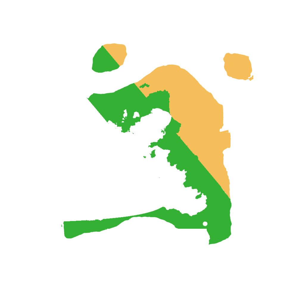 Biome Rust Map: Procedural Map, Size: 2000, Seed: 118788