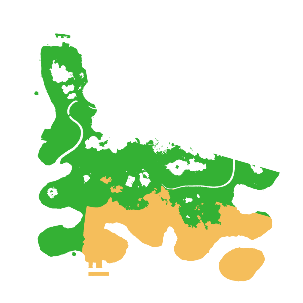 Biome Rust Map: Procedural Map, Size: 3000, Seed: 17500