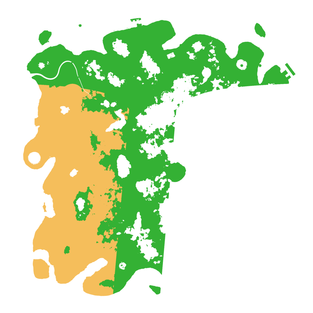 Biome Rust Map: Procedural Map, Size: 4500, Seed: 679813162