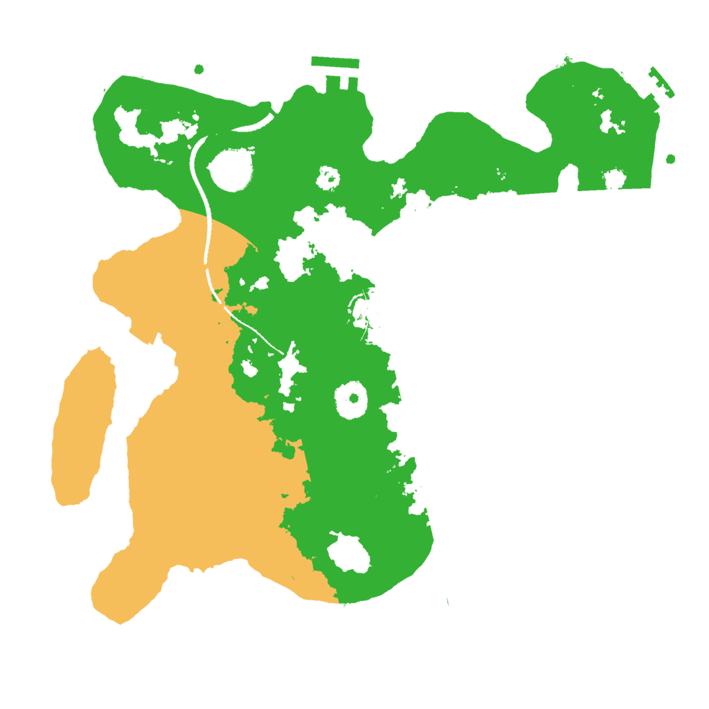 Biome Rust Map: Procedural Map, Size: 3000, Seed: 5845757