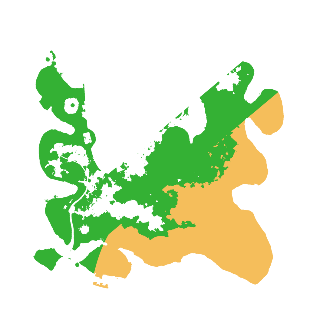 Biome Rust Map: Procedural Map, Size: 3000, Seed: 1756300349