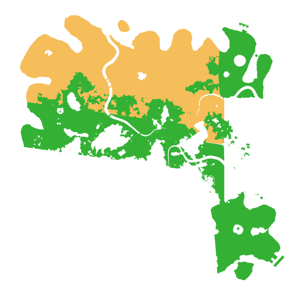 Biome Rust Map: Procedural Map, Size: 4500, Seed: 1797501467