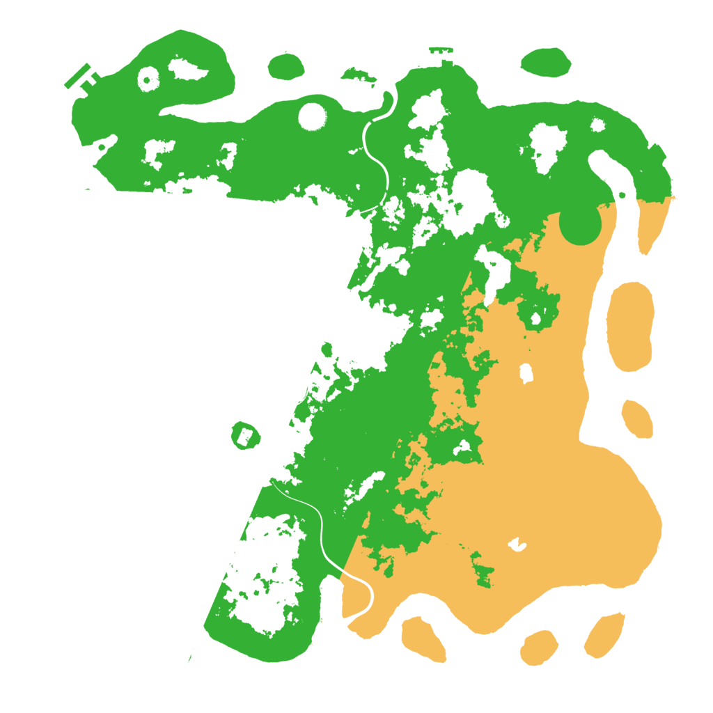 Biome Rust Map: Procedural Map, Size: 4500, Seed: 1193222966